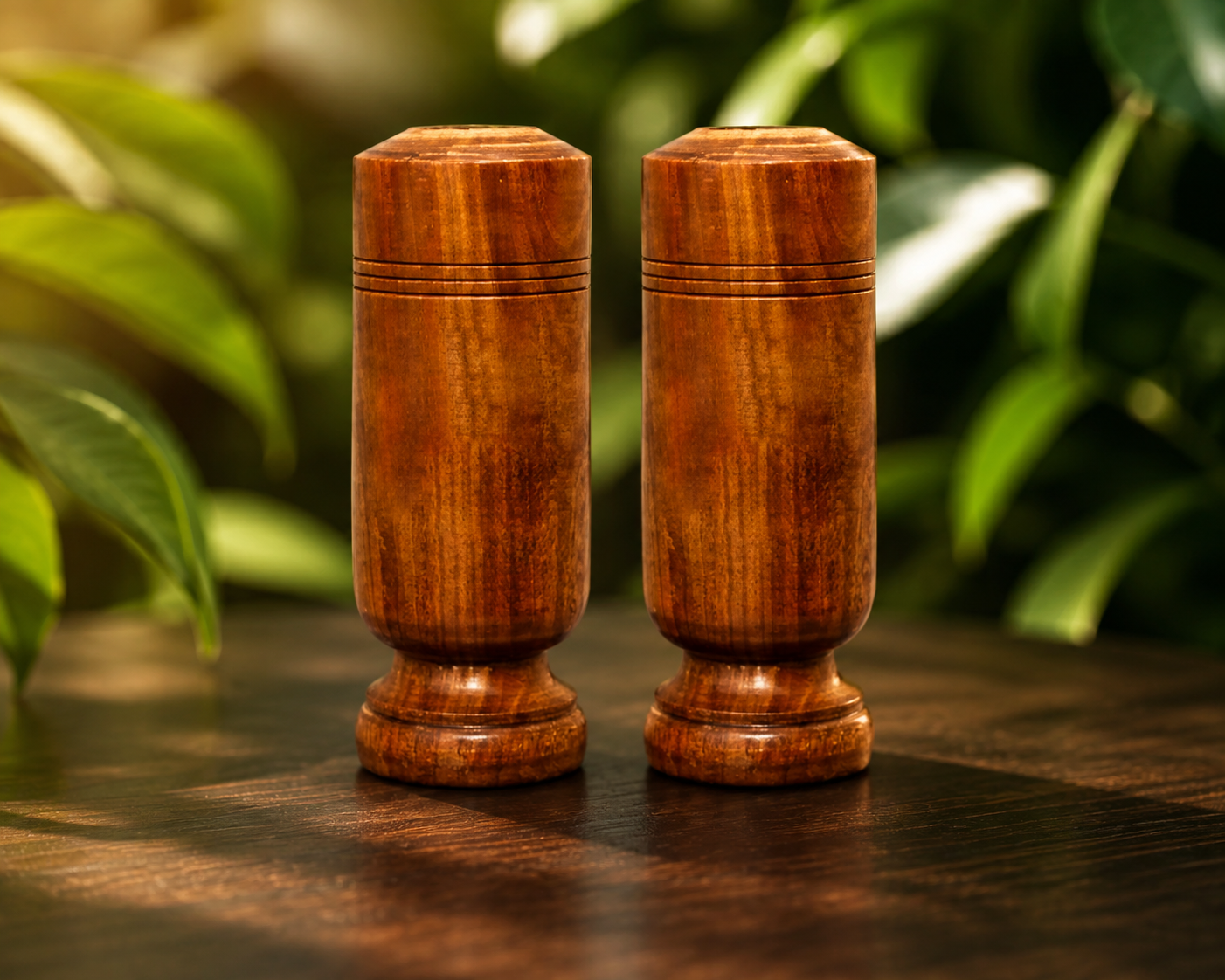 SacredKart VedaWood Herbal Handcrafted Wooden Drinkware (Pack of 2)
