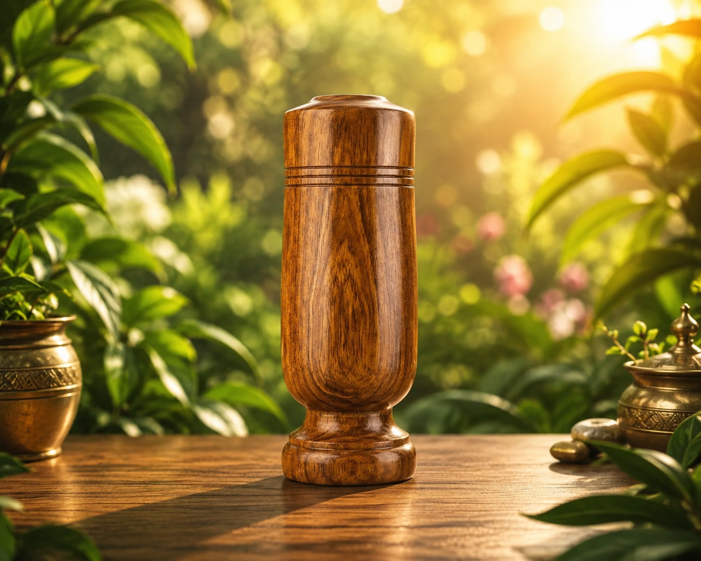 SacredKart VedaWood Herbal Handcrafted Wooden Drinkware