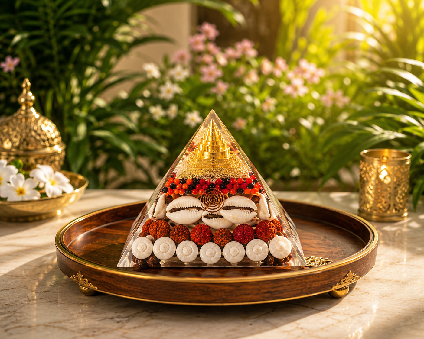 SacredKart Shree Yantra Pyramid