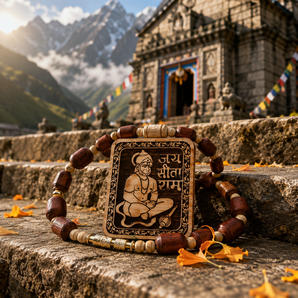 SacredKart TulsiRaksha Hanuman Ji Locket ( Pack Of 2 )