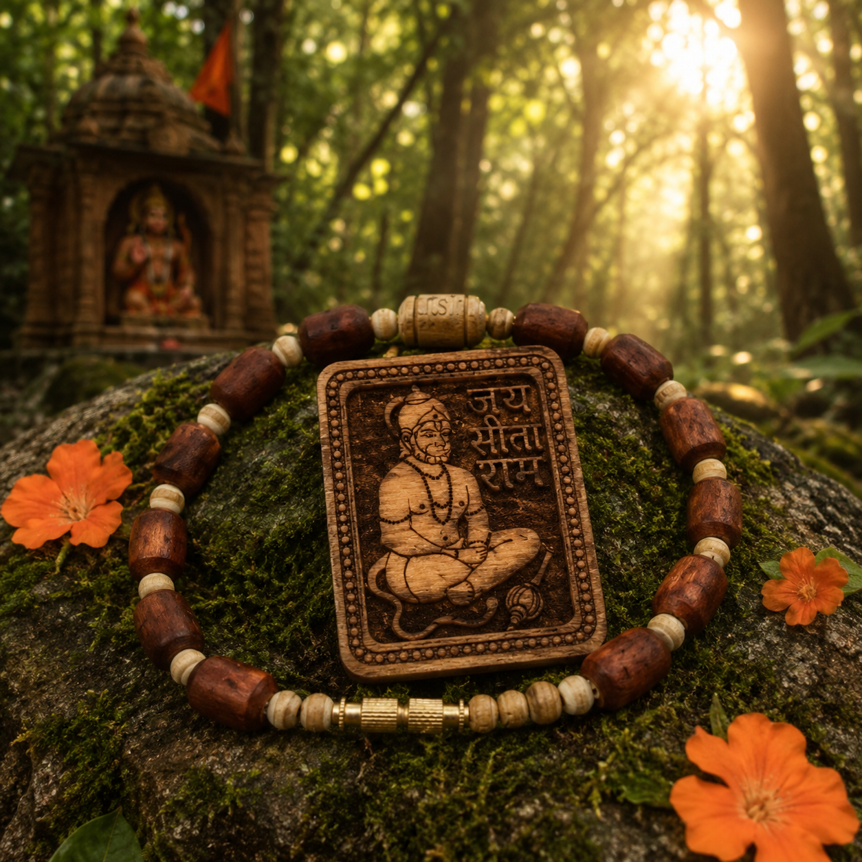 SacredKart TulsiRaksha Hanuman Ji Locket