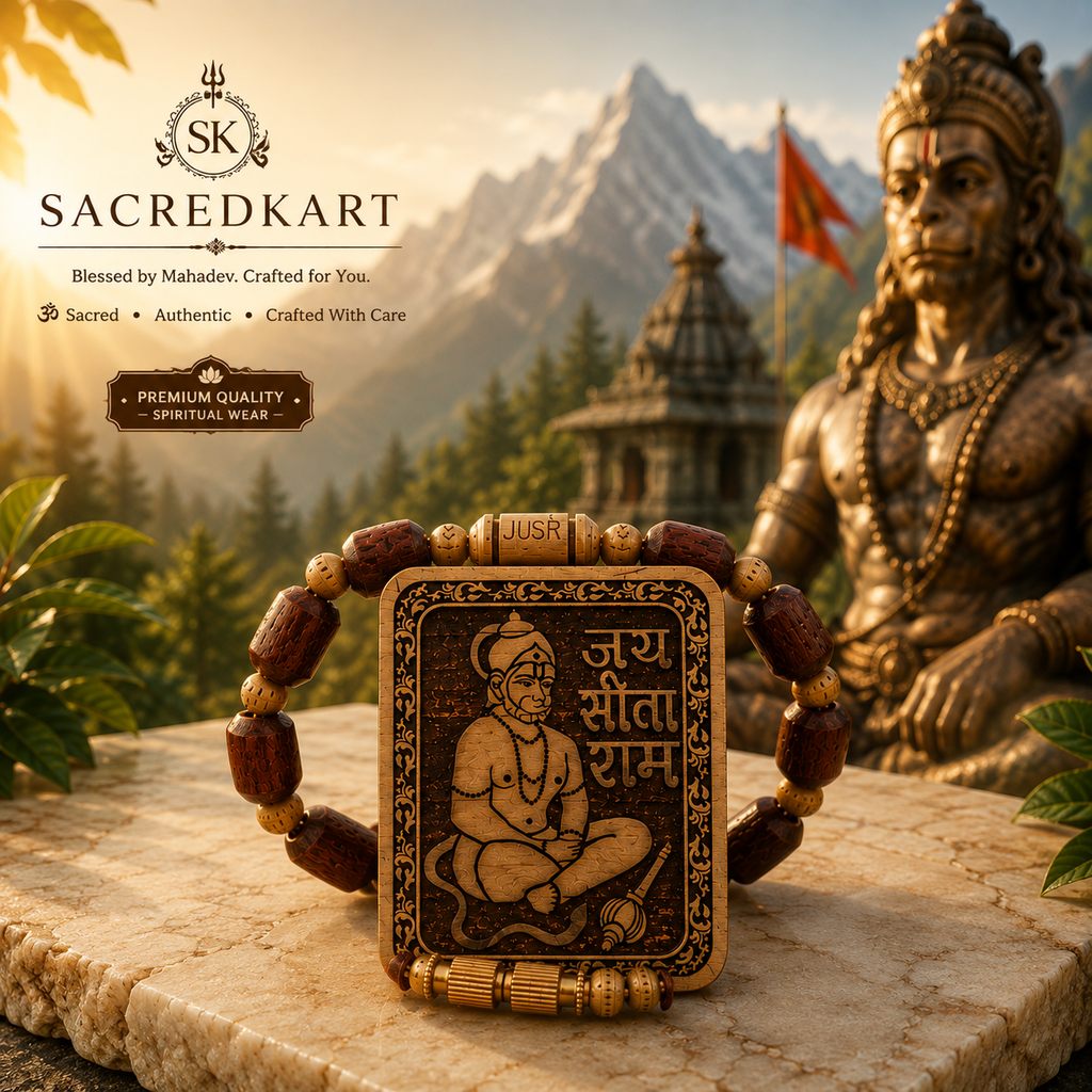 SacredKart TulsiRaksha Hanuman Ji Locket