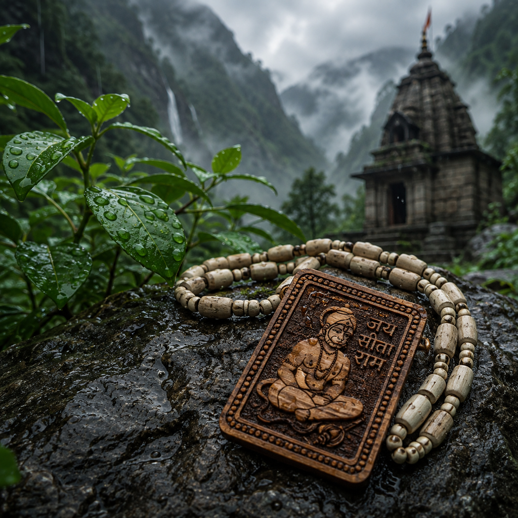 SacredKart TulsiRaksha Hanuman Ji Locket ( Pack Of 2 )