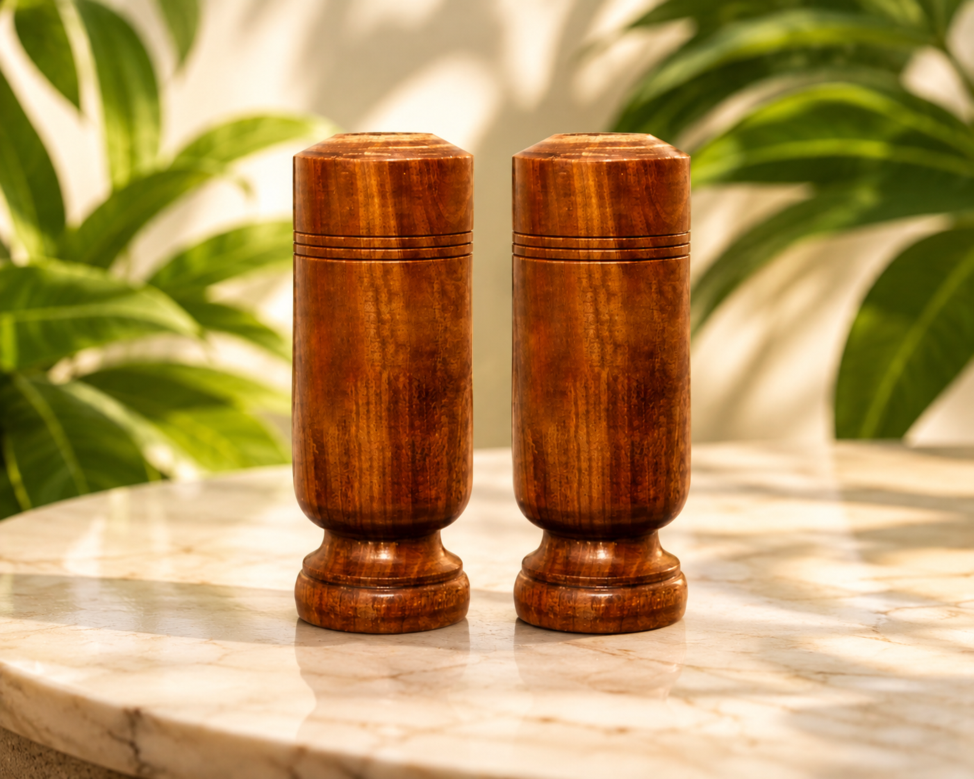 SacredKart VedaWood Herbal Handcrafted Wooden Drinkware (Pack of 2)